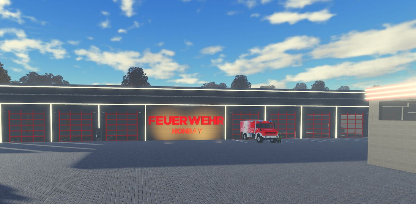 Fahrzeughalle der Feuerwehr NonBay